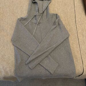 Quince Heather Gray Women's Hoodie Sweater